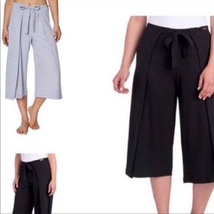 BETSEY JOHNSON PERFORMANCE WIDE LEG LOUNGE PANTS